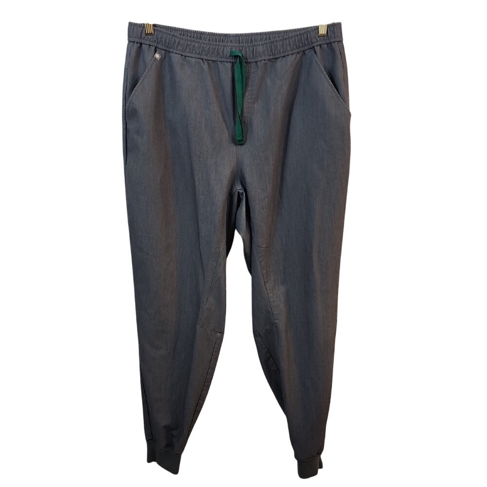 FIGS Technical Collection Jogger Scrub‎ Pants Men's XXL Charcoal Gray Drawstring